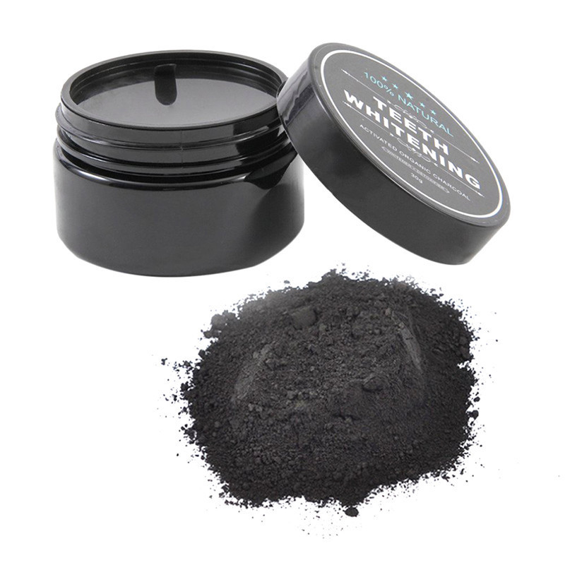 Organic Coconut Activated Charcoal Natural Teeth Whitening Powder Dental 30g