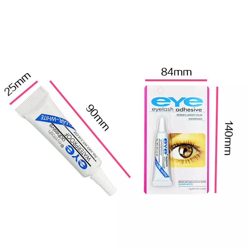 Waterproof Adhesive Eyelash Glue for False Eyelashes Professional Long Lasting Water Resistant Strip Wholesale 7g Eyelash Glue