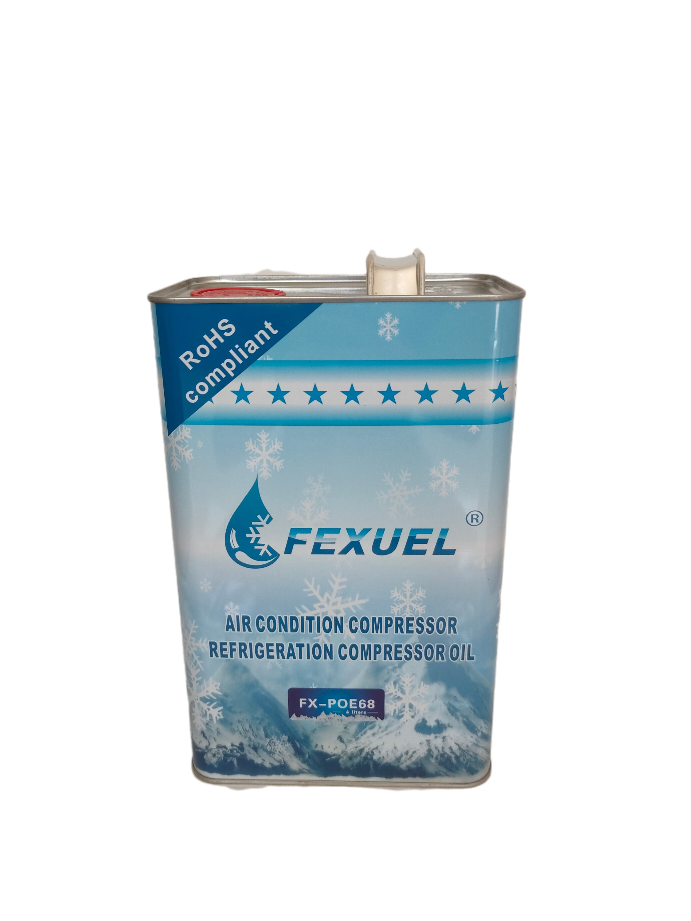 FEXUEL FX-POE68 Polyol Ester Refrigeration Lubricant RL68H Frozen oil CPI synthetic refrigeration oil