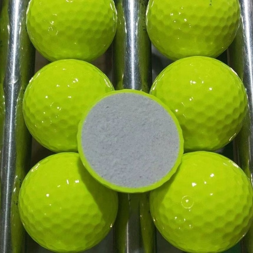 wholesale custom urethane loud gold practice bulk driving range packaging balle de floating biodegradable customer golf balls