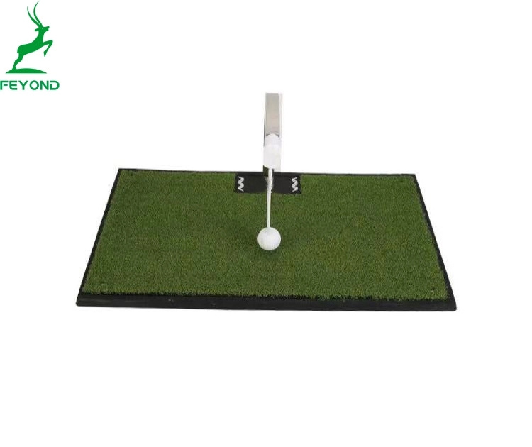 Indoor Portable Golf Swing Green 360 Rotaction Golf Training Aids Swing Trainer Set For Home Office Golf Putter Simulation Grass