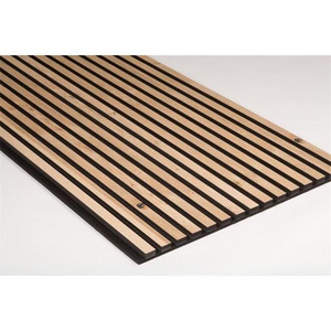 Sound insulation Akupanel wooden slat pet mdf Acoustic padded wall panels & boards