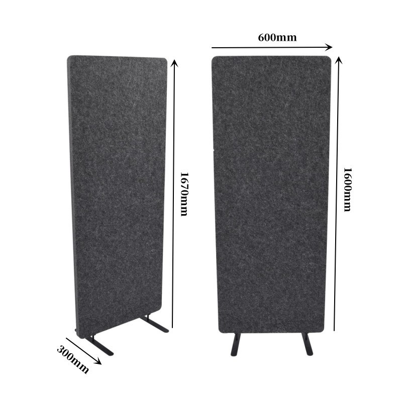 FEYT Customized Freestanding 12mm Thicken Acoustic Screen Room Divider Office Partitions