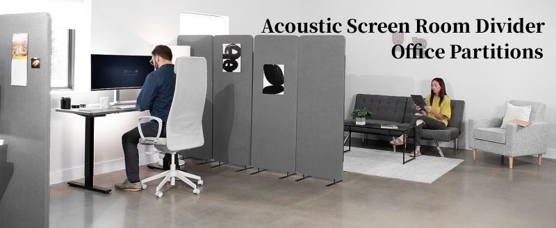 FEYT Customized Freestanding 12mm Thicken Acoustic Screen Room Divider Office Partitions