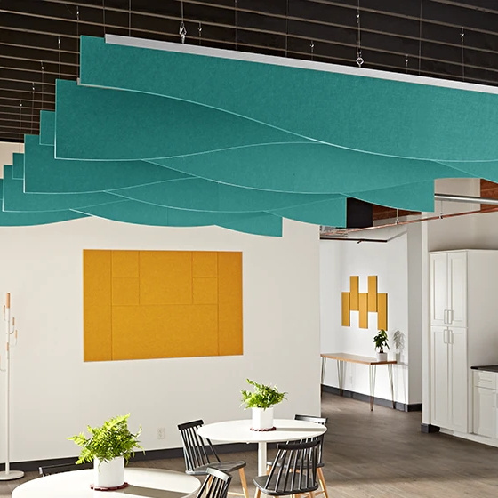 Art Design Excellent Suspended Acoustic Performance Acoustic Panels Acoustical Ceiling