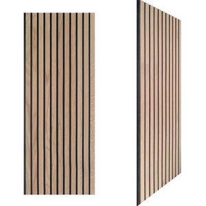 FEYT Natural Oak Slat Acoustic Panel 3d Wood Wall Panel Cladding Wood Interior Panels