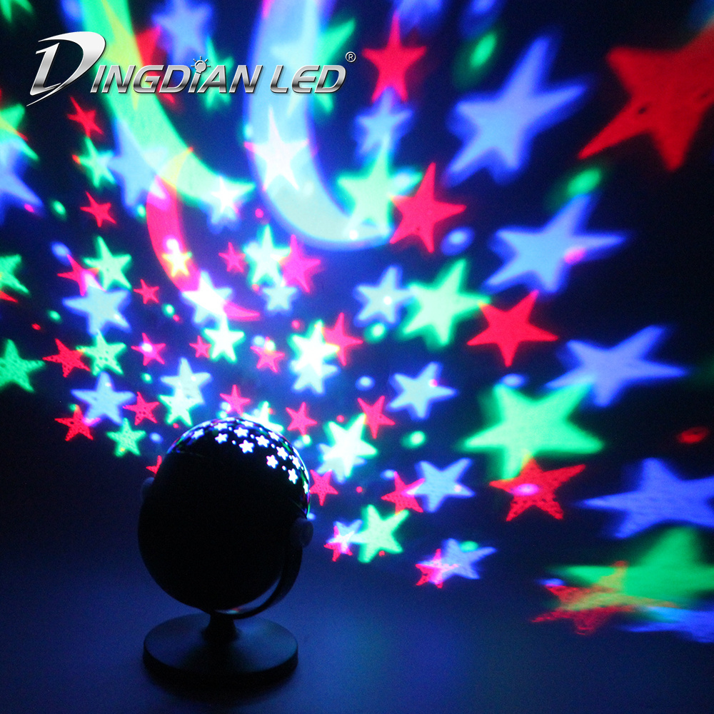 New USB Magic Party Disco star sky Special Effects Ball Lighting Led Stage Light sar Spin Led Stage Lights With Remote Control