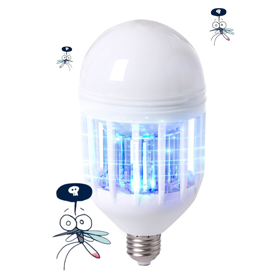 NEW 15W  mosquito trap insect killer bulb e27 AC220V Kill Mosquito  Killer Insect lighting E27 Electronic Mosquito Killer Lamp