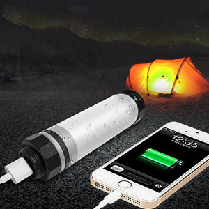 Hot New JH-Y-A3 Fishing & Hiking & Camping Usage Lamp Mini 2600mAh Power Bank IP68 18650 Torch Flashlight