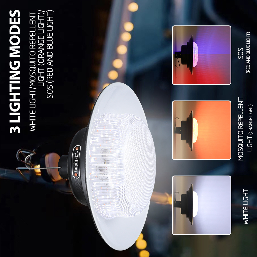 NEW waterproof usb rechargeable dimmable mosquito killer lamp outdoor tent night light mosquito repellent camping lantern