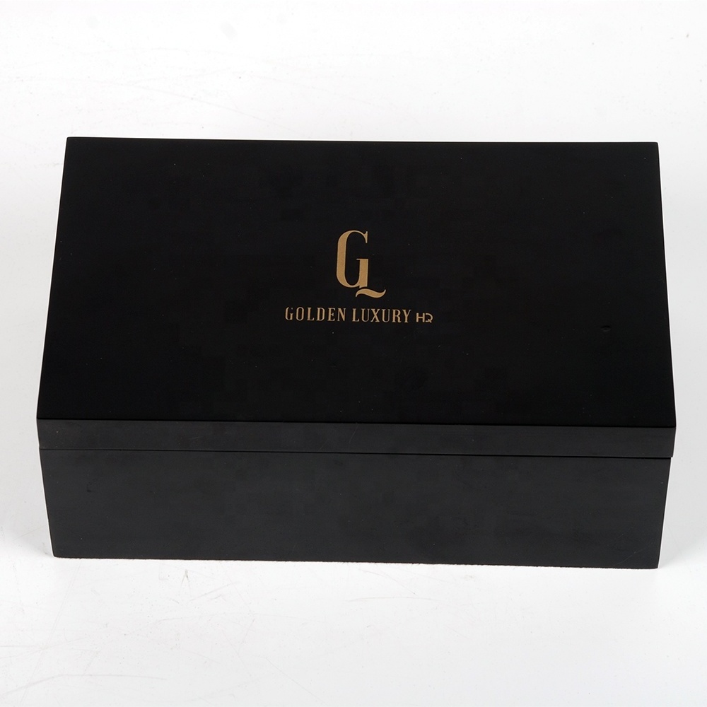 Custom Cheap Matte Black Wooden Luxury Iphone Packaging Gift Box Manufacturer