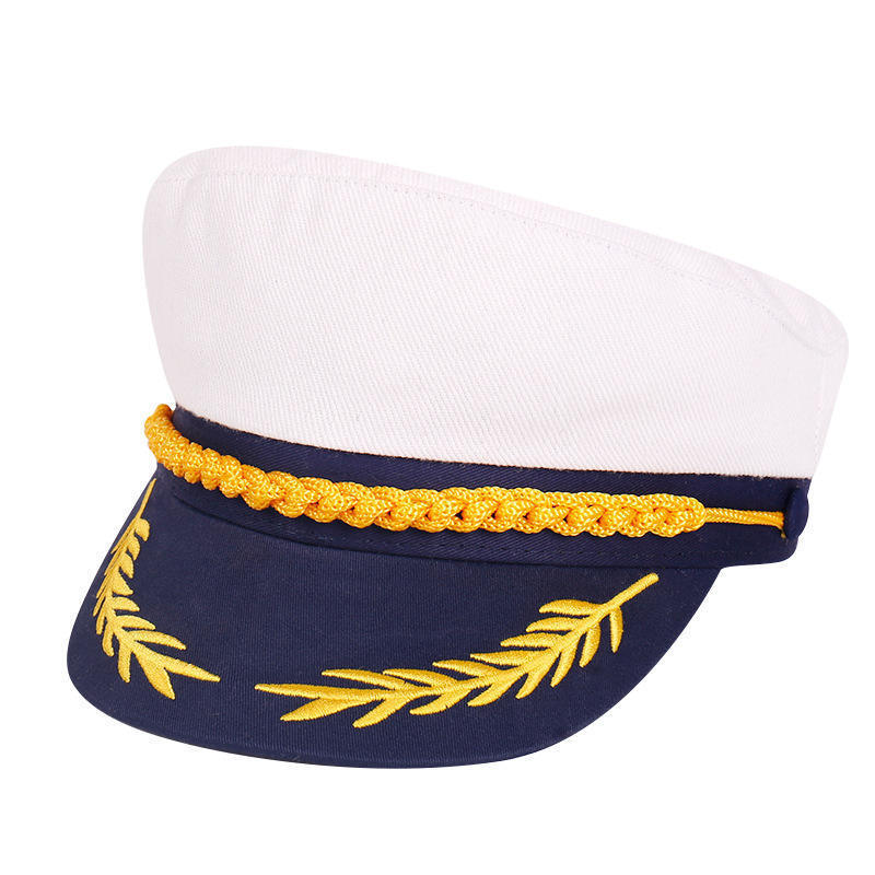 Manufacturer Supplier  Classic Navy Ocean Yacht Autumn Sailor Hat Captain Hat