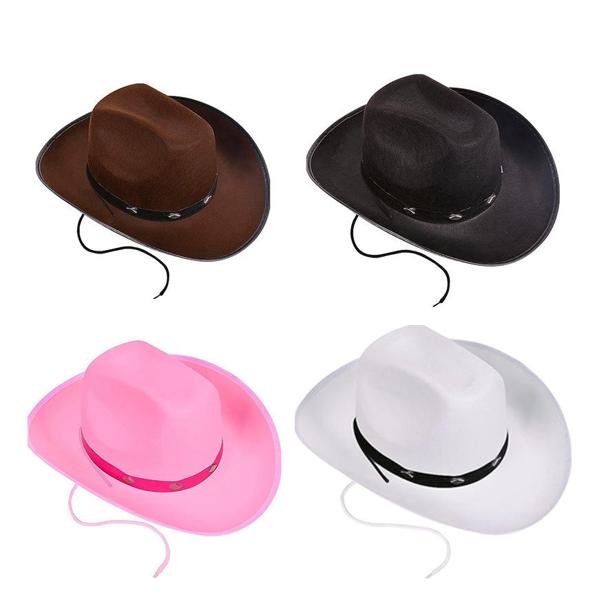 Factory Cheap Price Classic Cattleman  Straw Cowboy Hat For Party