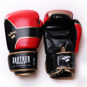 High Quality Professional Training Pu Leather Boxing Gloves