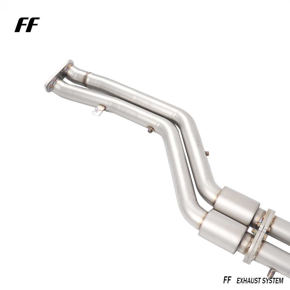 Performance stainless steel valvetronic exhaust catback system for bmw F80 M3 F82 M4 S55