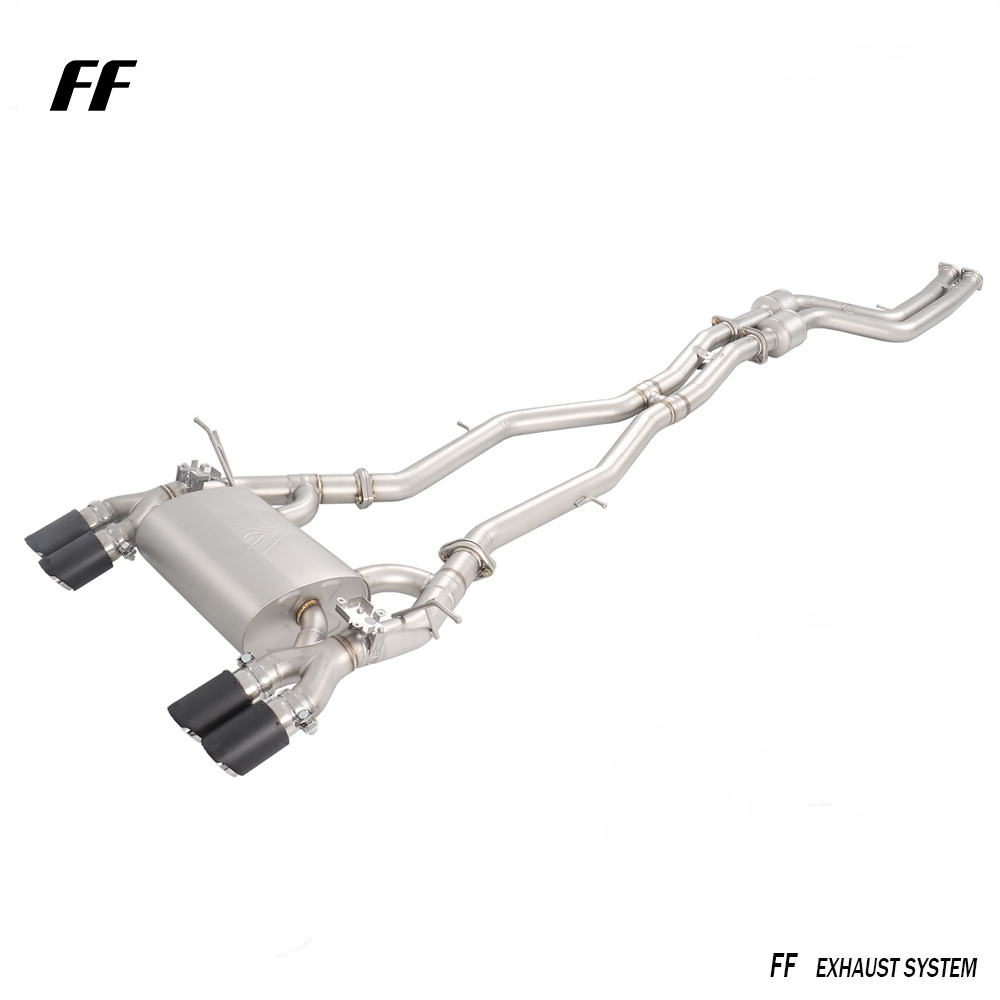 Performance stainless steel valvetronic exhaust catback system for bmw F80 M3 F82 M4 S55