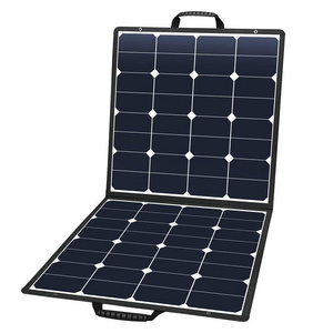 60W Portable Solar Panel Foldable Solar Charger 5V USB 18V DC Output Waterproof Solar Panel