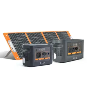 Flashfish 600W 1200W 2200W UPS Fast Charging All In One LiFePO4 Portable Power Station Solar Generator For Outdoor Home Backup