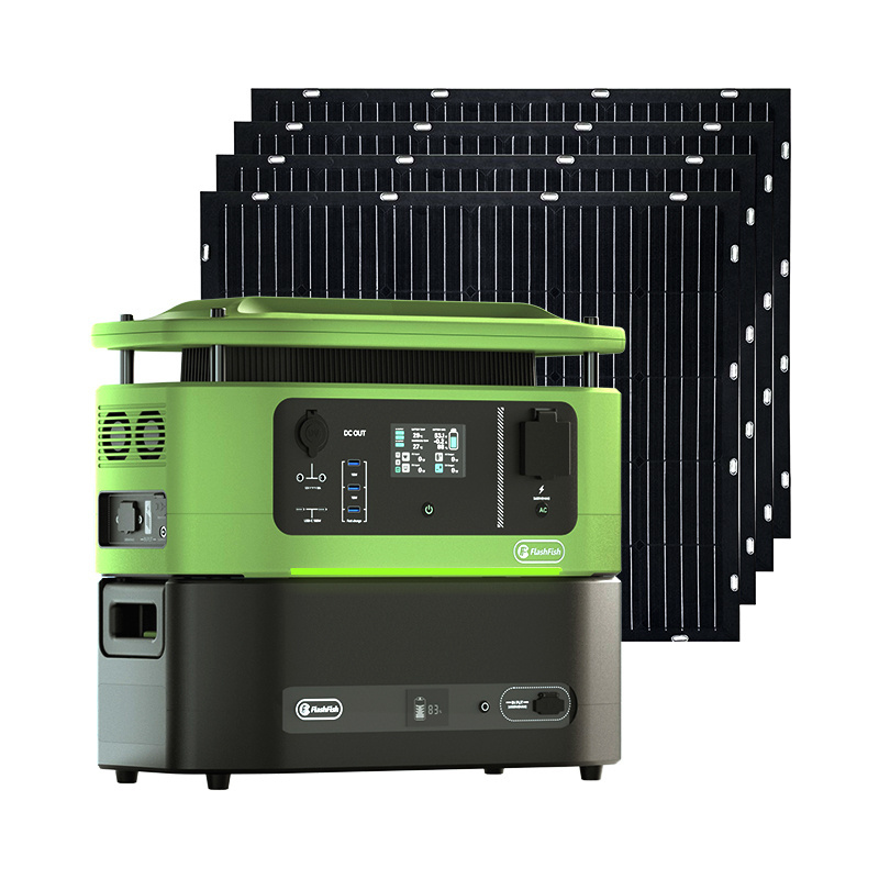 Flashfish 2400W 3600W China Wholesale All Ine One Emergency Portable Power Station Solar Generator for Home Backup Power