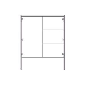 Steel galvanized American type mason ladder main system 5' scaffolding frame