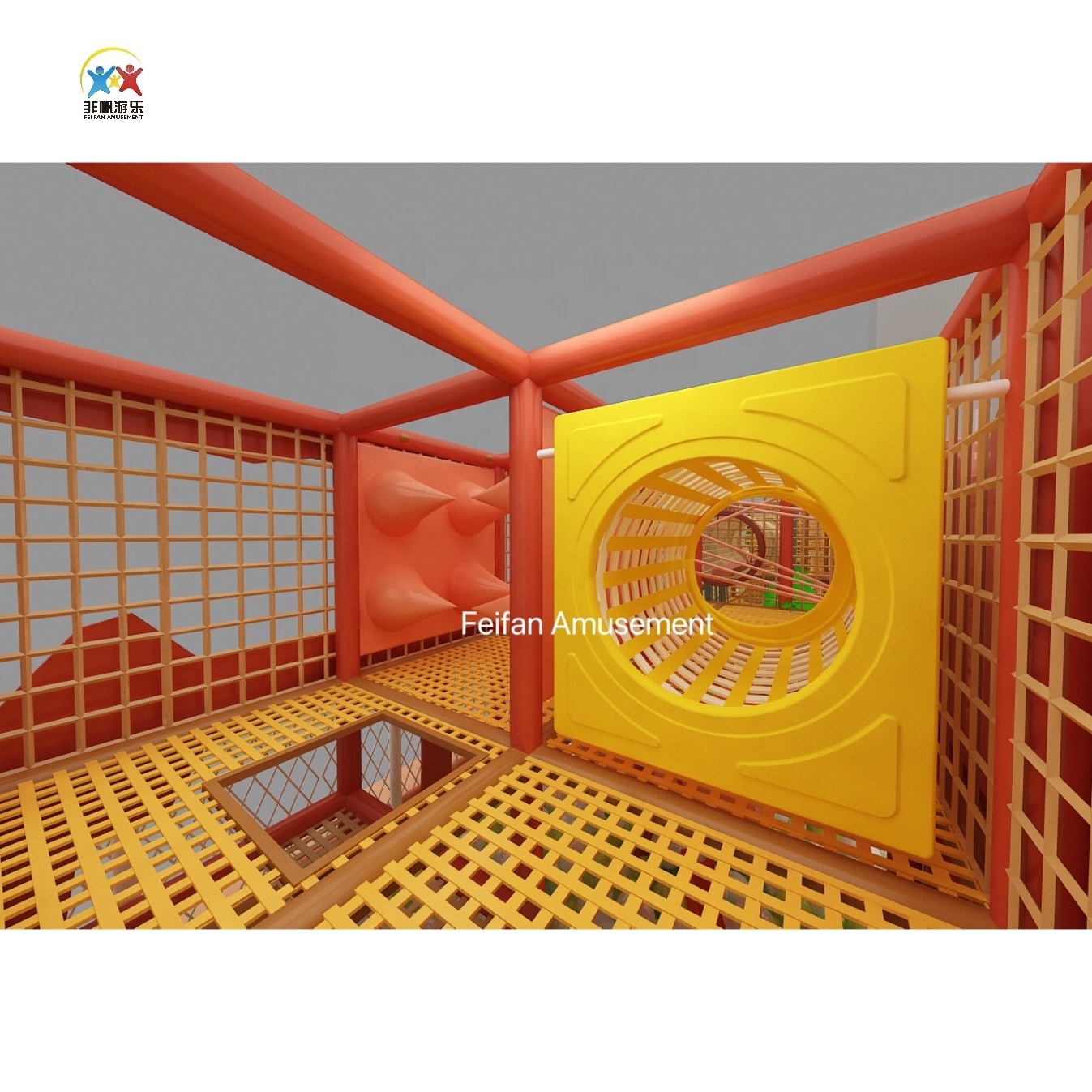 CE Certified Dinosaur Theme Indoor Playground Children Amusement Park with Challenging Net Games and Ball Pit