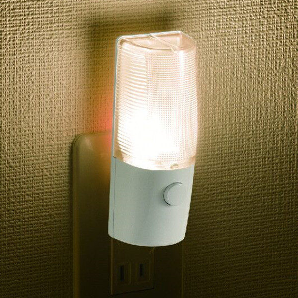 Humpback LED Lamp ON/OFF Button Lighting Night Light Plug In Indoor LED Wall Light