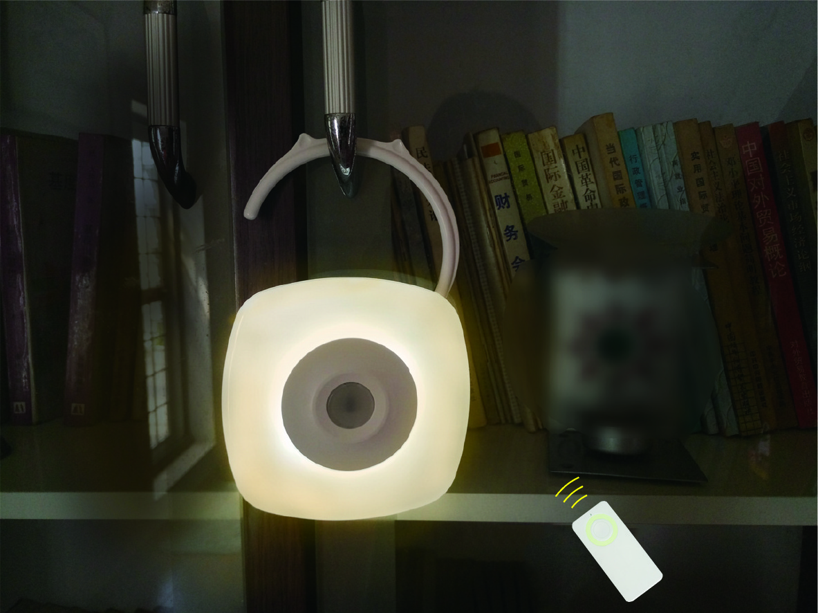 Frameless LED Night Light DC Lamp LED Decorative Night Lights with Dry Batteries Dry Cell and Remote Control