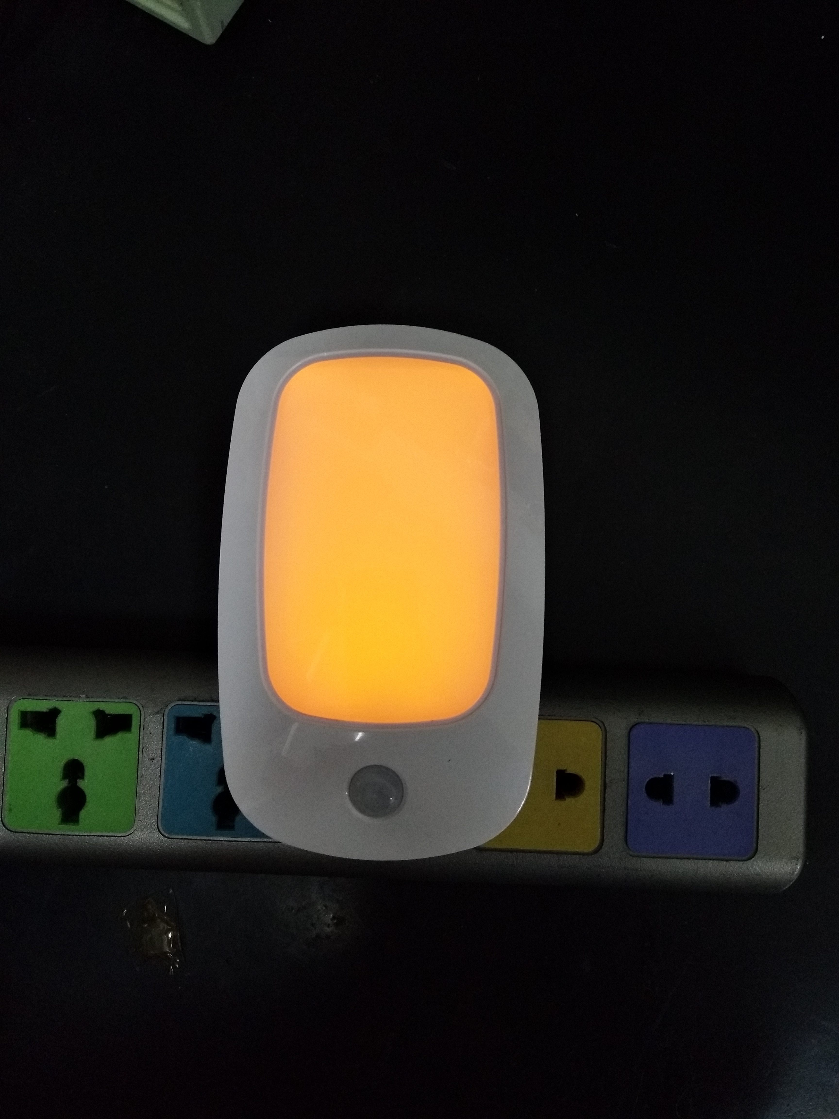 Hot sale Fat  mouse shape manual switch AC Plug in LED night light for kids bedroom Corridor Hotel with motion sensor and Li bat