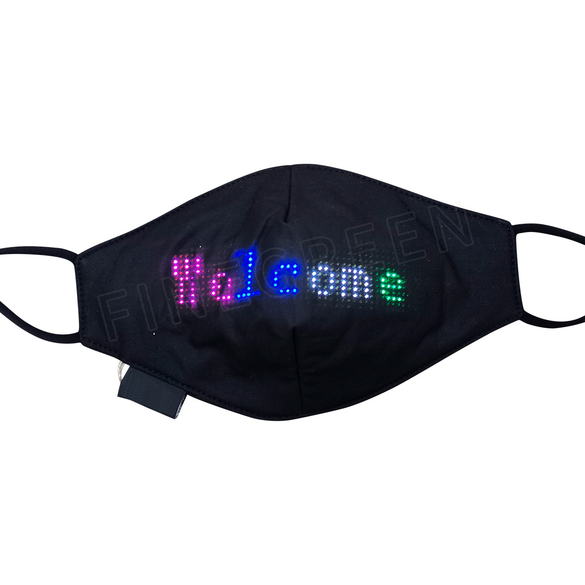 Programmable Luminous Led Screen Face Mask For  Music Party Christmas  Light Up led message app Mask