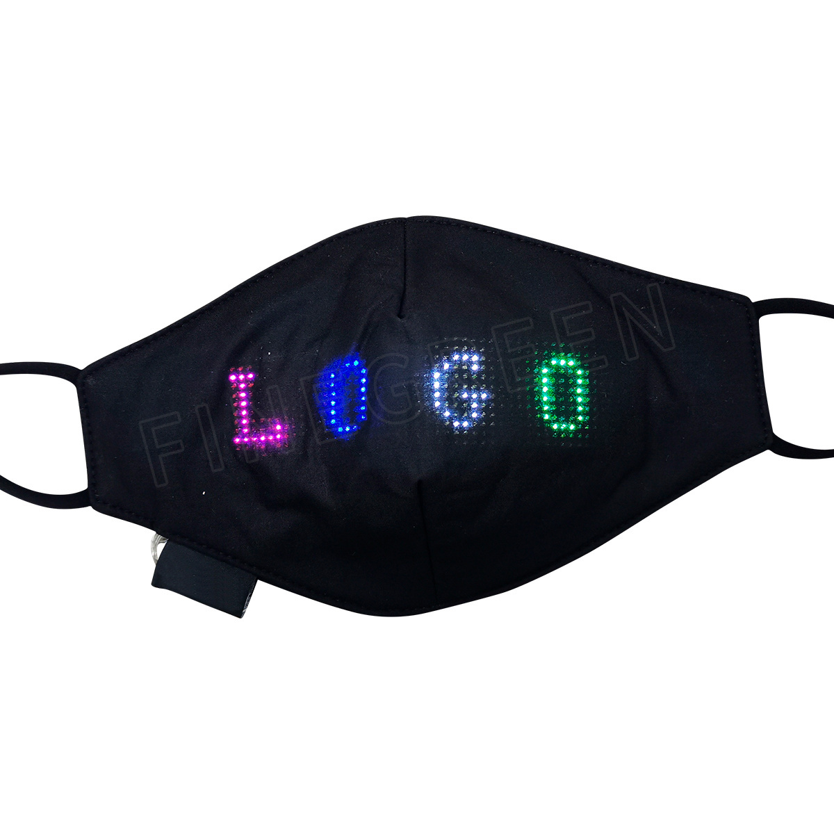 Programmable Luminous Led Screen Face Mask For  Music Party Christmas  Light Up led message app Mask