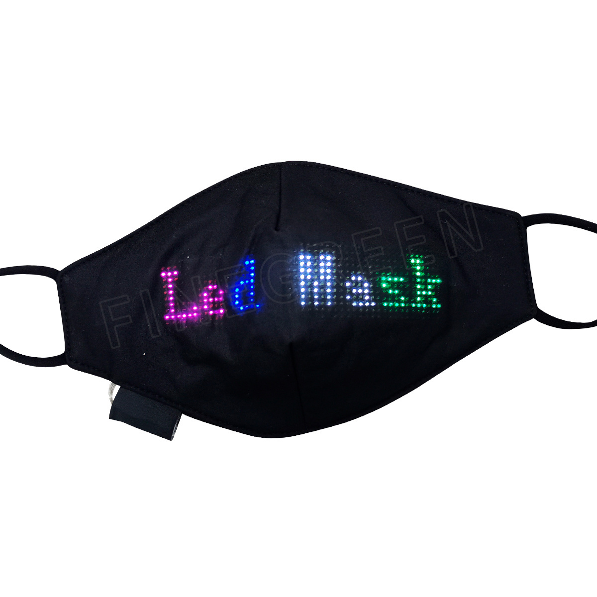 Programmable Luminous Led Screen Face Mask For  Music Party Christmas  Light Up led message app Mask