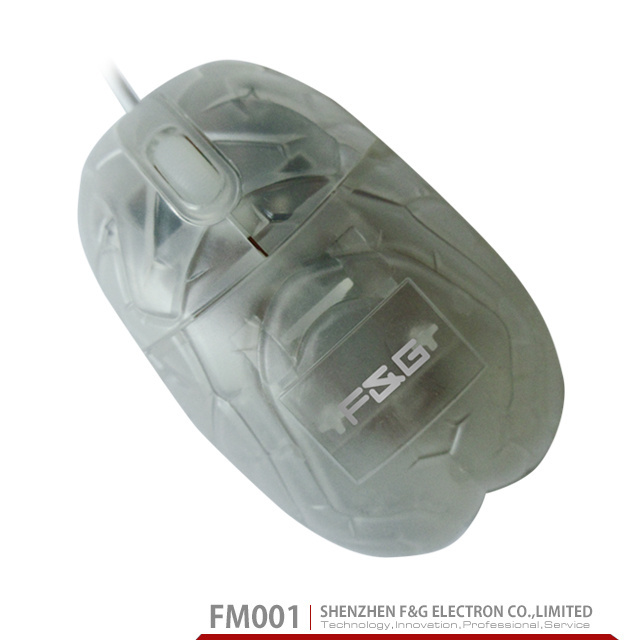 3D Funny Transparent Computer Brain Mouse for Gift and Promotional