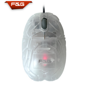 3D Funny Transparent Computer Brain Mouse for Gift and Promotional