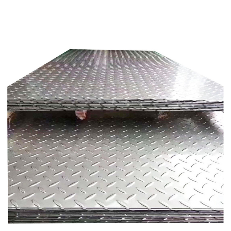 Stainless Steel Sheet Prices 1Mm To 10Mm Diamond Pattern Anti-Skid 304 316 316L Chequered Stainless Steel Floor Sheet/Plate