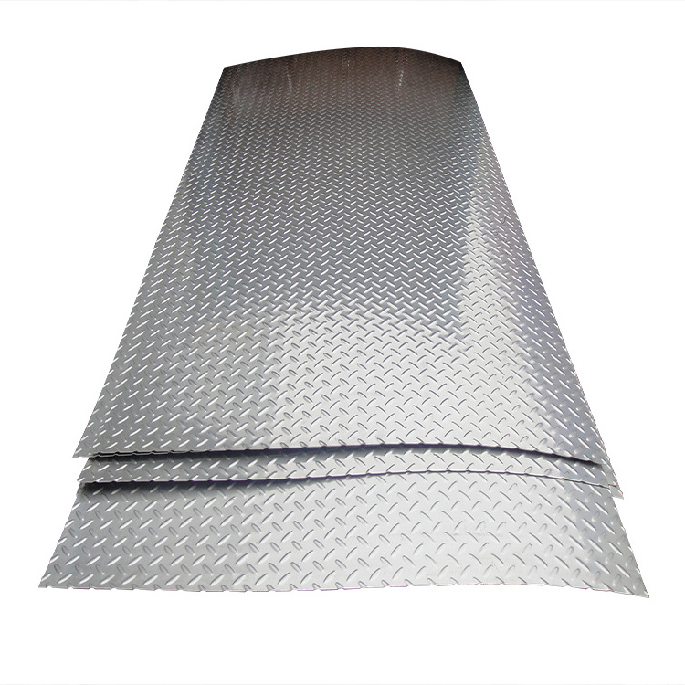 Stainless Steel Sheet Prices 1Mm To 10Mm Diamond Pattern Anti-Skid 304 316 316L Chequered Stainless Steel Floor Sheet/Plate