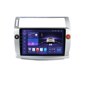 2 Din Carplay Android Auto WiFi 4G GPS BT FM AM RDS DSP Car Audio With USB 9 inch Android Car Radio For Citroen C4 2004~2009