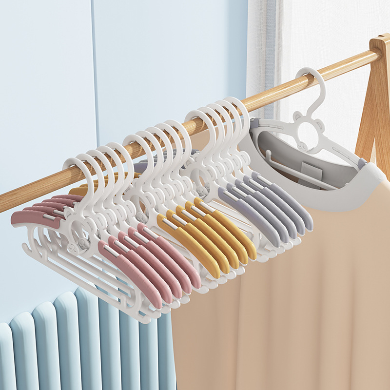 Child's Clothes Drying Hanger Expandable Shirt Hanger Adjustable Clothes Hanger