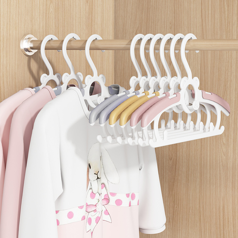 Child's Clothes Drying Hanger Expandable Shirt Hanger Adjustable Clothes Hanger