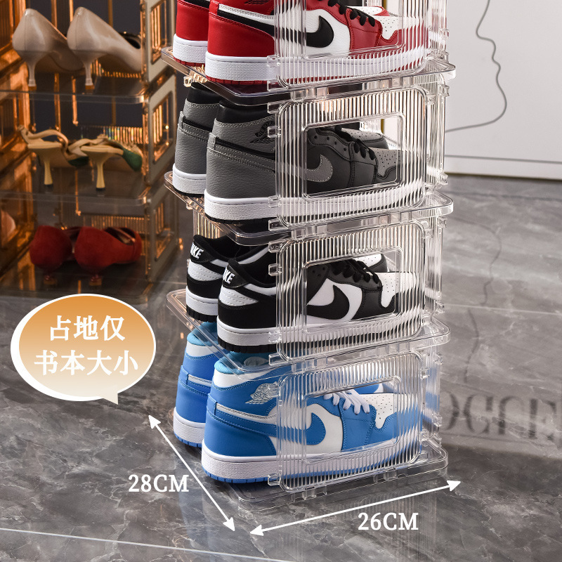 Wholesale Clear Stackable Shoes Box Plastic Storage Transparent Men,Shoe Box Storage Acrylic Modern