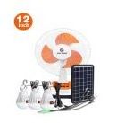 GP Solar Lighting Kits Portable Solar Power Station Light With Mobile Charging Radio & Fan Solar Home System_Green Power