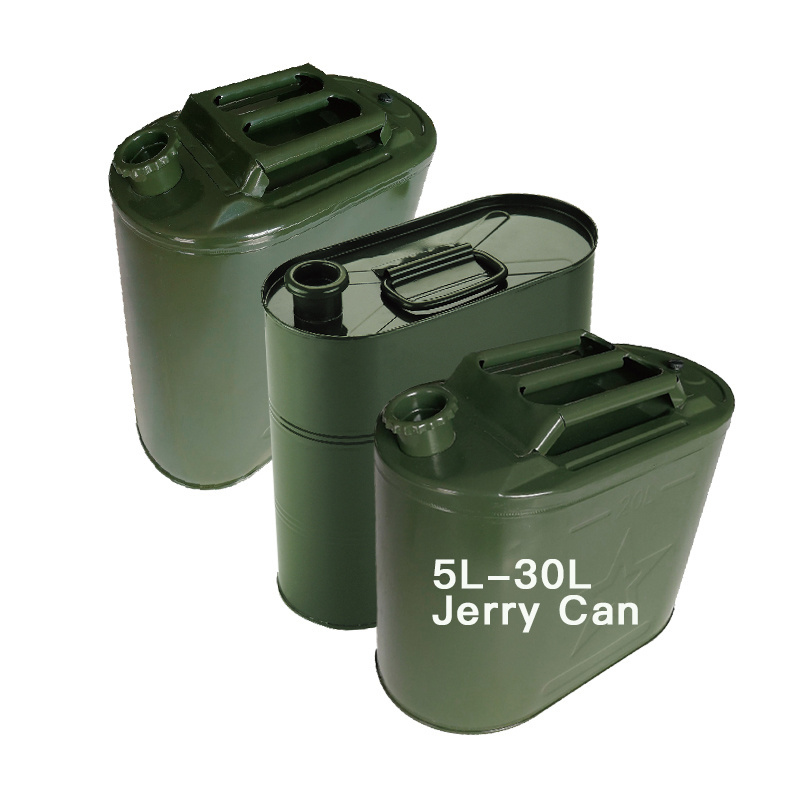 Green 20 Liter 5 Gallon Steel Petrol Fuel Tank For Boat/4wd/car/camping Built-in Spout Gerry Jerry can Container Carrier Diesel