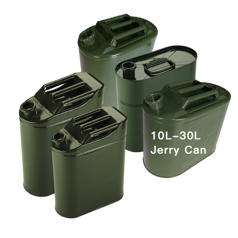 Green 20 Liter 5 Gallon Steel Petrol Fuel Tank For Boat/4wd/car/camping Built-in Spout Gerry Jerry can Container Carrier Diesel