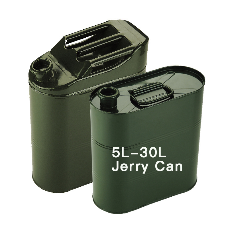 Green 20 Liter 5 Gallon Steel Petrol Fuel Tank For Boat/4wd/car/camping Built-in Spout Gerry Jerry can Container Carrier Diesel