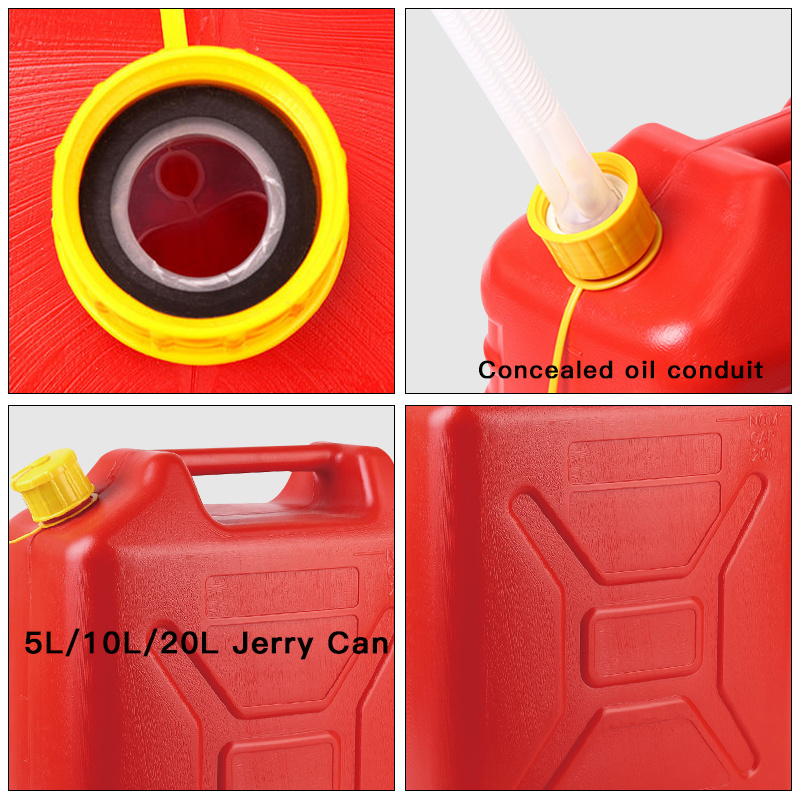 HDPE Plastic Water Wine Storage Petrol Drum 5L 10L 20 litre Car Spare Fuel Tank Drum Oil Gasoline Jerry CanPopular