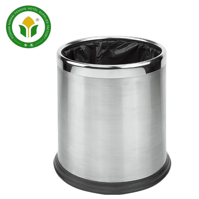 Various styles hotel bedroom stainless steel hotel rubbish bin waste bin trash bin