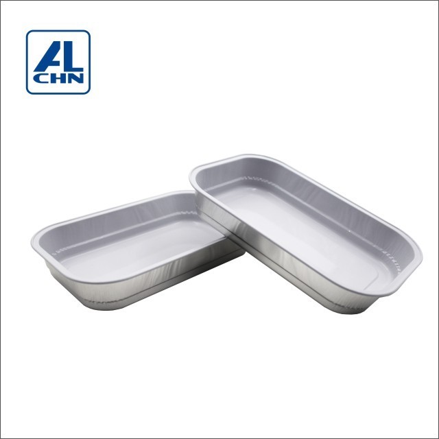 ALCHN 300ML/10oz  Disposable Airline  Aluminum Foil Food Packaging Food Grade Container / Tray /Lunch Box