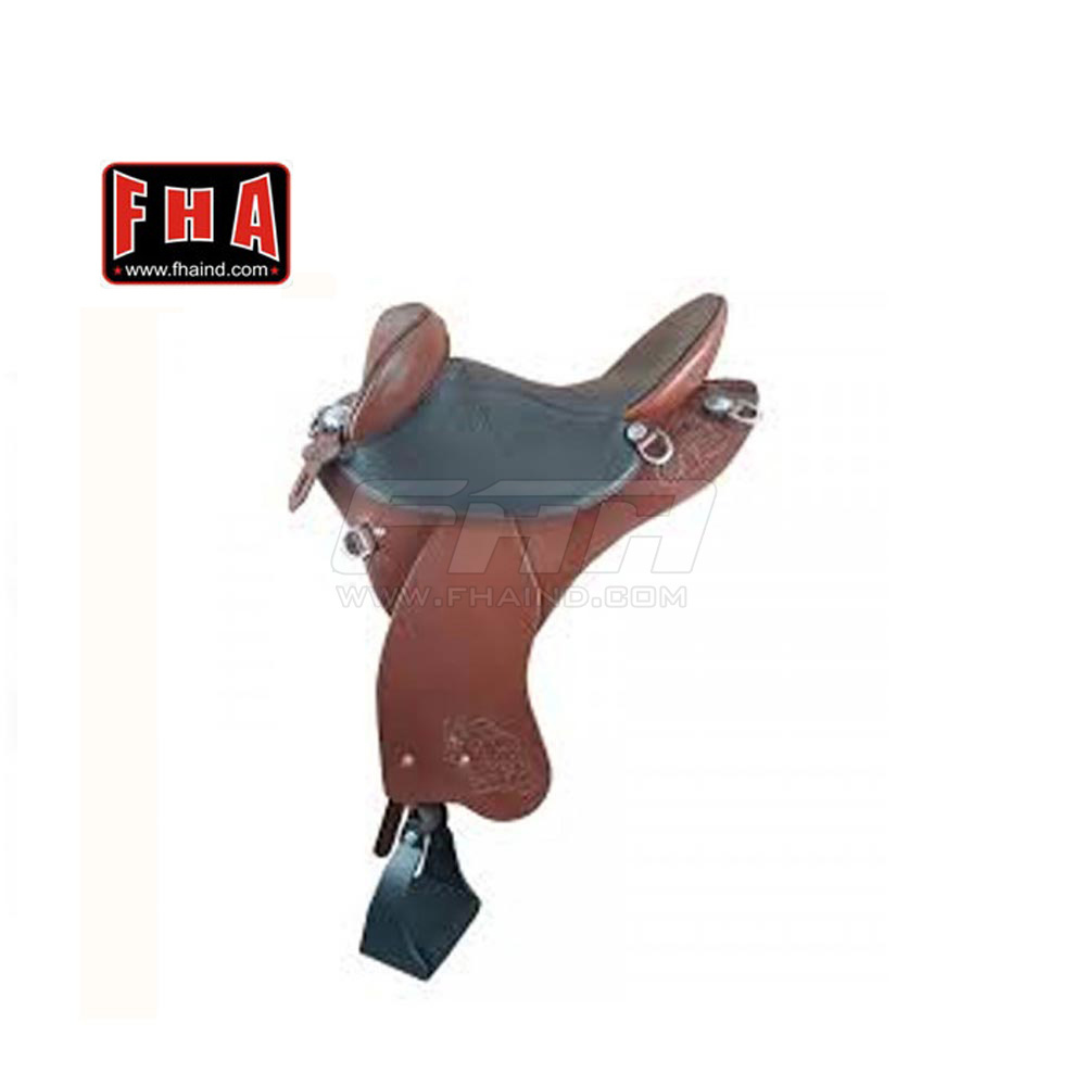 Western Horse Saddle Leather Seat Tree OEM Customized Style Color Horse Saddle