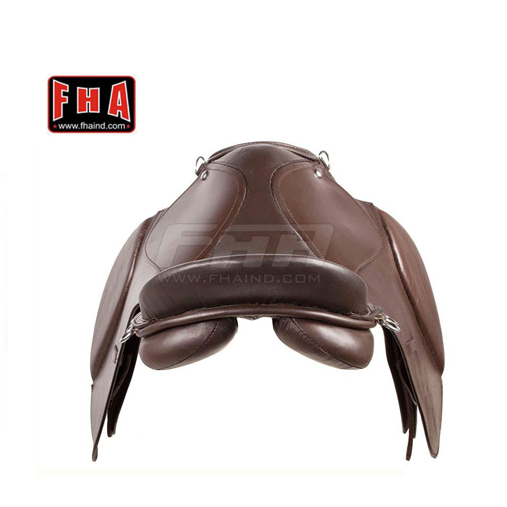 Western Horse Saddle Leather Seat Tree OEM Customized Style Color Horse Saddle