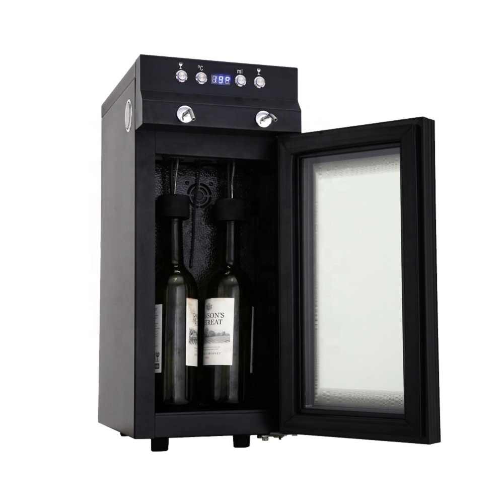 Automatic Liquor Fridge Machine Red Wine Dispenser For 2 Bottle