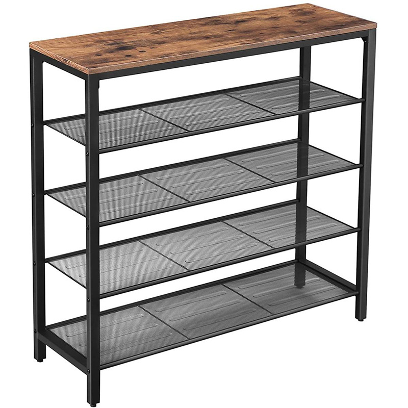 Living room cabinets wooden modern shoe rack cabinet metal leg shoe racks for home